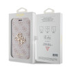Guess 4G Big Metal Logo Book Wallet Klapphülle für Apple iPhone 15 Pro - Rosa 6