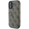 Guess 4G Big Metal Logo Book Wallet Klapphülle für Apple iPhone 16 Plus - Braun 3