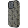 Guess 4G Big Metal Logo Book Wallet Klapphülle für Apple iPhone 16 Pro Max - Braun 3