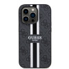 Guess 4G Printed Stripes Hard Case Back Cover Hülle mit MagSafe für Apple iPhone 15 Pro Max - Schwarz 1