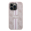 Guess 4G Printed Stripes Hard Case Back Cover Hülle mit MagSafe für Apple iPhone 15 Pro Max - Rosa 1
