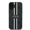 Guess 4G Printed Stripes Hard Case Back Cover Hülle mit MagSafe für Apple iPhone 16 Plus - Schwarz 2