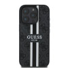 Guess 4G Printed Stripes Hard Case Back Cover Hülle mit MagSafe für Apple iPhone 16 Pro - Schwarz 2