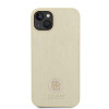 Guess 4G Strass Metal Logo Hard Case Back Cover Hülle für Apple iPhone 15 - Gold 2