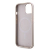 Guess GCube Stripes Hard Case Back Cover Hülle mit MagSafe für Apple iPhone 14 - Rosa 5