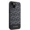 Guess GCube Stripes Hard Case Back Cover Hülle mit MagSafe für Apple iPhone 15 - Schwarz 2