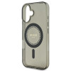 Guess IML Rhinestones Back Cover Hülle mit MagSafe für Apple iPhone 16 - Schwarz 3