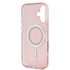 Guess IML Rhinestones Back Cover Hülle mit MagSafe für Apple iPhone 16 Plus - Rosa 5