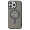 Guess IML Rhinestones Back Cover Hülle mit MagSafe für Apple iPhone 16 Pro - Schwarz 1