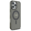 Guess IML Rhinestones Back Cover Hülle mit MagSafe für Apple iPhone 16 Pro - Schwarz 2