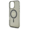Guess IML Rhinestones Back Cover Hülle mit MagSafe für Apple iPhone 16 Pro Max - Schwarz 5
