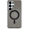 Guess IML Rhinestones Back Cover Hülle mit MagSafe für Samsung Galaxy S25 Ultra - Schwarz 1