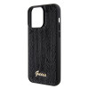 Guess Sequin Script Metal Back Cover Hülle für Apple iPhone 15 Pro Max - Schwarz 4