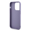 Guess Sequin Script Metal Back Cover Hülle für Apple iPhone 15 Pro Max - Lila 4