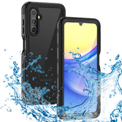 Shellbox Wasserdichte IP68 Hülle für Samsung Galaxy A15 4G/5G - Schwarz