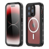Shellbox Wasserdichte IP68 Hülle mit MagSafe für Apple iPhone 15 Pro - Schwarz 2