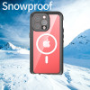 Shellbox Wasserdichte IP68 Hülle mit MagSafe für Apple iPhone 15 Pro Max - Schwarz 2