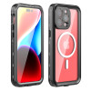 Shellbox Wasserdichte IP68 Hülle mit MagSafe für Apple iPhone 15 Pro Max - Schwarz 3