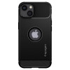 Spigen Rugged Armor Back Cover Hülle für Apple iPhone 13 - Schwarz 1