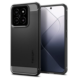 Spigen Rugged Armor Back Cover Hülle für Xiaomi 14 - Schwarz