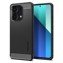 Spigen Rugged Armor Back Cover Hülle für Xiaomi Redmi Note 13 4G - Schwarz