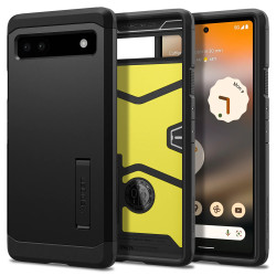 Spigen Tough Armor Back Cover Hülle für Google Pixel 6a - Schwarz