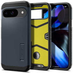 Spigen Tough Armor Back Cover Hülle für Google Pixel 9 / 9 Pro - Grau