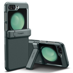 Spigen Tough Armor Pro Back Cover Hülle für Samsung Galaxy Z Flip 5 - Dunkelgrün