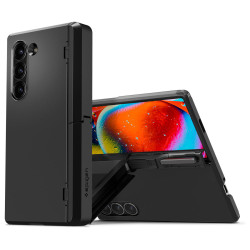 Spigen Tough Armor Pro Back Cover Hülle für Samsung Galaxy Z Fold 6 - Schwarz