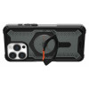 UAG Plasma XTE Kickstand Back Cover Hülle mit MagSafe für Apple iPhone 15 Pro - Orange/Schwarz 1