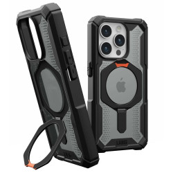 UAG Plasma XTE Kickstand Back Cover Hülle mit MagSafe für Apple iPhone 15 Pro - Orange/Schwarz