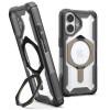UAG Plasma XTE Kickstand Back Cover Hülle mit MagSafe für Apple iPhone 16 - Titan/Schwarz 0