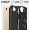 Burga Tough Back Cover Hülle für Apple iPhone SE 2022/2020 / iPhone 7/8 - Rose Gold Marble 2