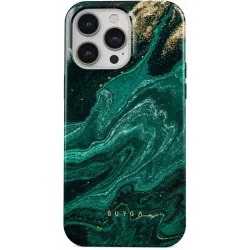 Burga Tough Back Cover Hülle für Apple iPhone 15 Pro - Emerald Pool