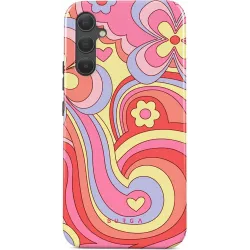 Burga Tough Back Cover Hülle für Samsung Galaxy A34 - Roller Disco Limited Barbie Edition