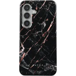 Burga Tough Back Cover Hülle für Samsung Galaxy S24 - Rose Gold Marble