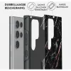 Burga Tough Back Cover Hülle für Samsung Galaxy S24 Ultra - Rose Gold Marble 1