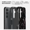 Burga Tough Back Cover Hülle für Samsung Galaxy A25 - Rose Gold Marble 2