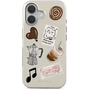 Burga Tough Back Cover Hülle mit MagSafe für Apple iPhone 16 - Oat Milk Please