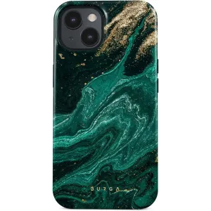 Burga Tough Back Cover Hülle mit MagSafe für Apple iPhone 15 - Emerald Pool