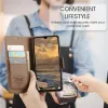CASEME Litchi Texture Book Wallet Klapphülle für Xiaomi Redmi 14C / Xiaomi Poco C75 - Braun 3