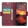 CASEME Litchi Texture Book Wallet Klapphülle für Xiaomi Redmi 14C / Xiaomi Poco C75 - Rot 6