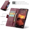 CASEME Litchi Texture Book Wallet Klapphülle für Xiaomi Redmi 14C / Xiaomi Poco C75 - Rot 9