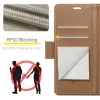 CASEME Litchi Texture Book Wallet Klapphülle für Google Pixel 9a - Braun 12