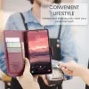 CASEME Litchi Texture Book Wallet Klapphülle für Samsung Galaxy A36 - Rot 8