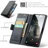 CASEME Litchi Texture Book Wallet Klapphülle für Samsung Galaxy A36 - Schwarz 5