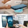 CASEME Litchi Texture Book Wallet Klapphülle für Samsung Galaxy S25 - Blau 3