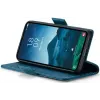 CASEME Litchi Texture Book Wallet Klapphülle für Samsung Galaxy S25 - Blau 7