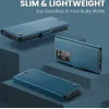 CASEME Litchi Texture Book Wallet Klapphülle für Oppo Reno13 - Blau 8
