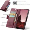 CASEME Litchi Texture Book Wallet Klapphülle für Oppo Reno13 F 4G/5G / Reno13 FS 5G - Rot 2